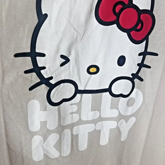 Hello Kitty & Frends T-Shirt Sanrio Unisex Small Tee Tan NWOT 2024 Cartoon BxK‎ - Picture 3 of 4